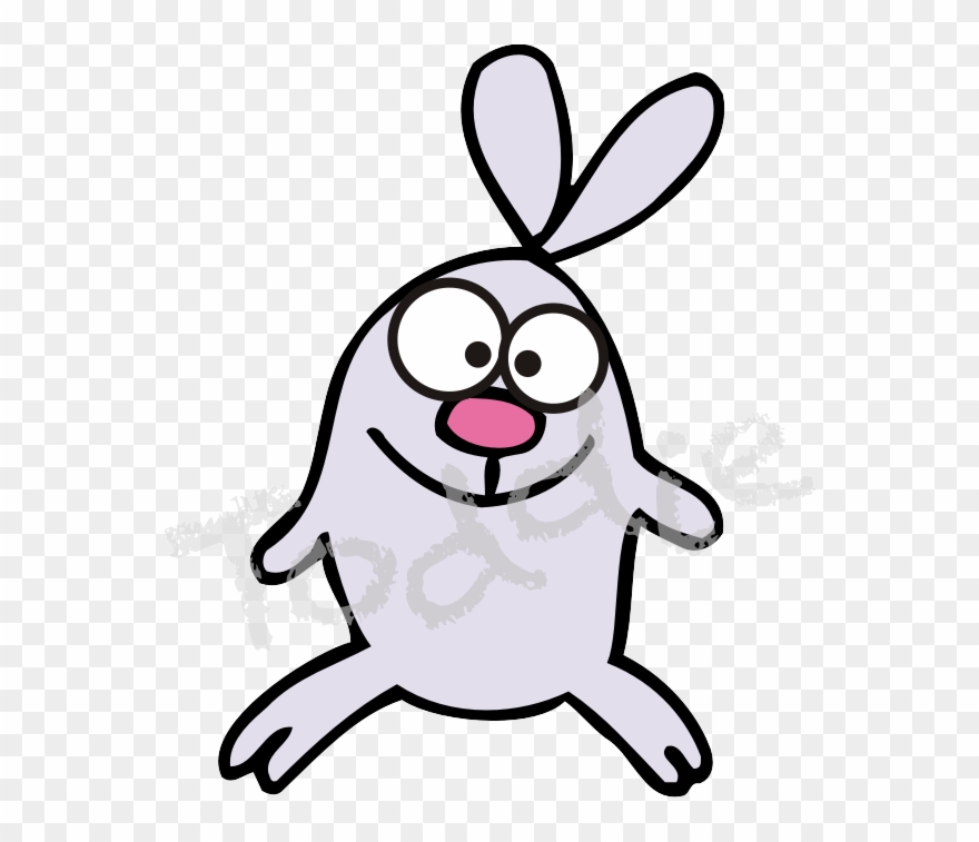 Bunny Ben Has A Very Funny Face, That's Why Everyone - Nyúl Béla Clipart