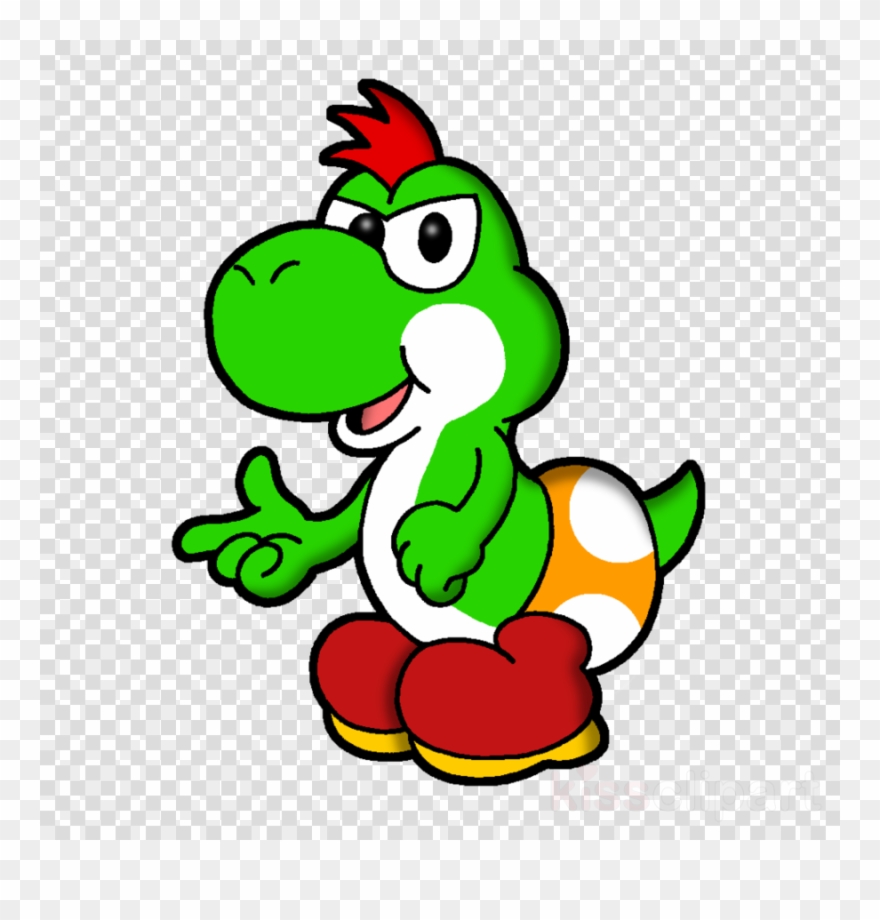 Download Paper Mario The Thousand Year Door Link Yoshi - Paper Mario The Thousand Year Door Link Yoshi Clipart