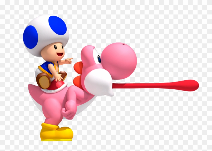 Yoshi Clipart Mario Brothers - Mario Bros Pink Yoshi - Png Download