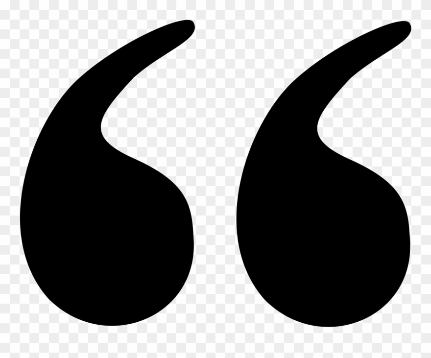 Open - Quotation Marks Png Clipart
