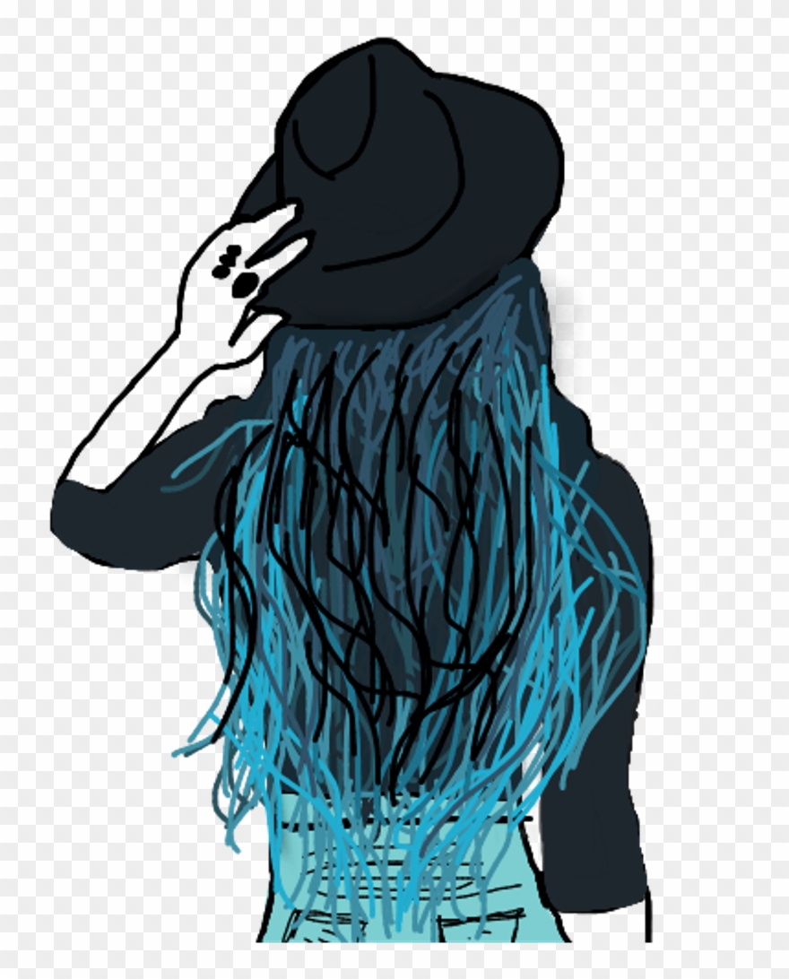 Flowergirl Tumblr Outline Outlinetumblr Outlinegirl - Fish Clipart