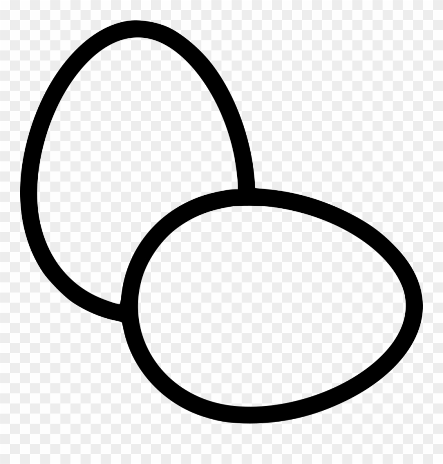 Egg Clipart Png Easter Egg Clipart Black And White - Black And White Egg Clip Art Transparent Png