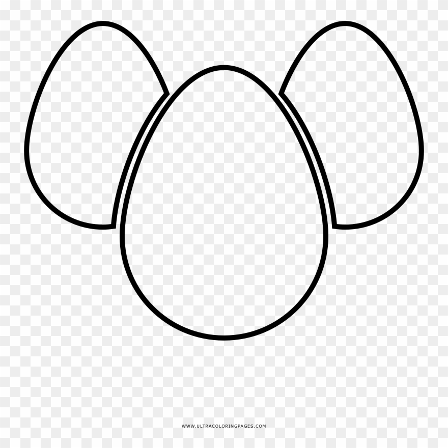 Coloring Book Clip Art - Huevos Duros Para Colorear - Png Download
