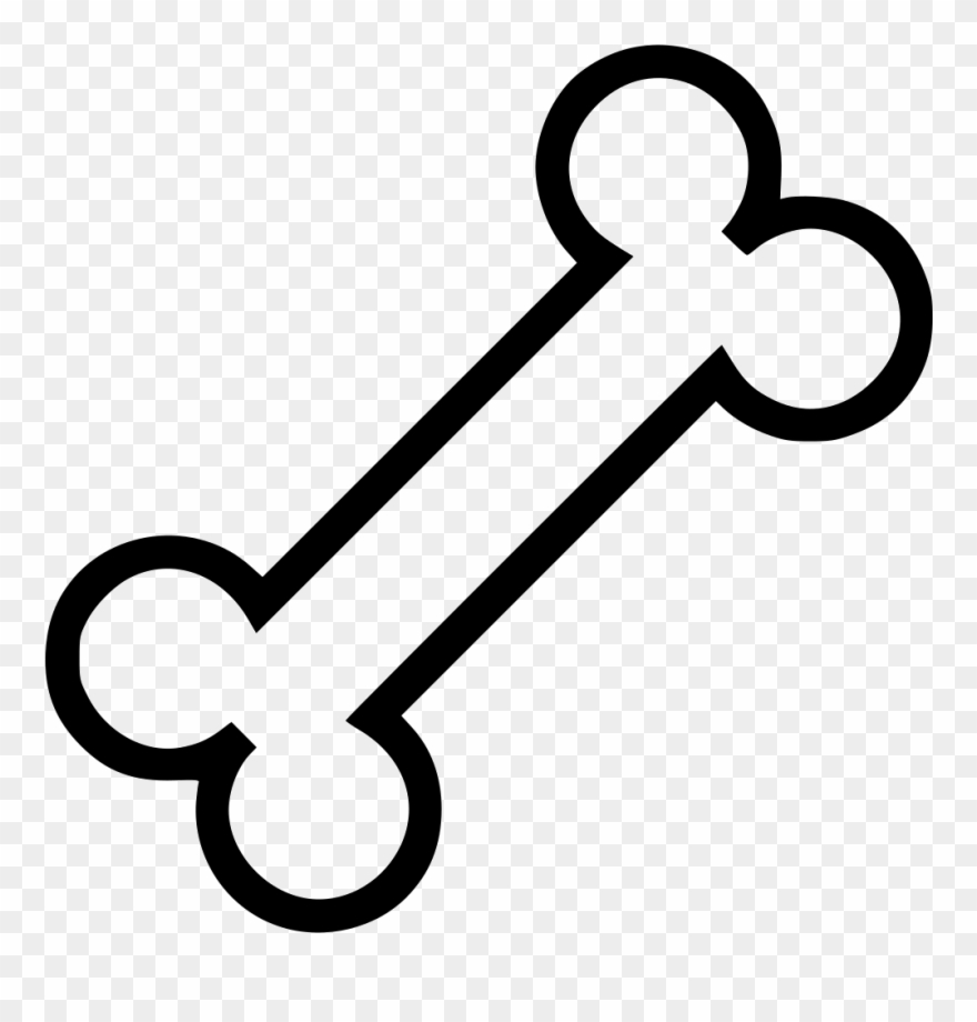 Leg Clipart Broken Bone - Dog Bone Icon Transparent - Png Download
