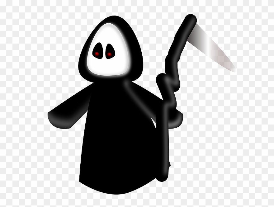 Remain Professional Even After Your Death - Cartoon Angel Of Death Clipart