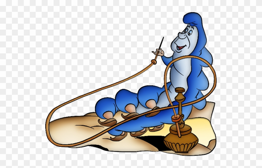 Alice In Wonderland Disney Clip Art Images - Alice In Wonderland Characters Caterpillar - Png Download