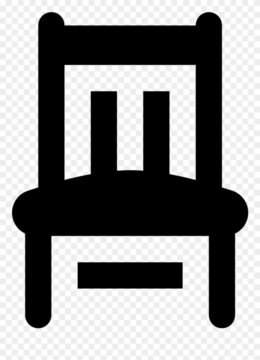 A Front Profile View Of A Chair - Chair Clipart