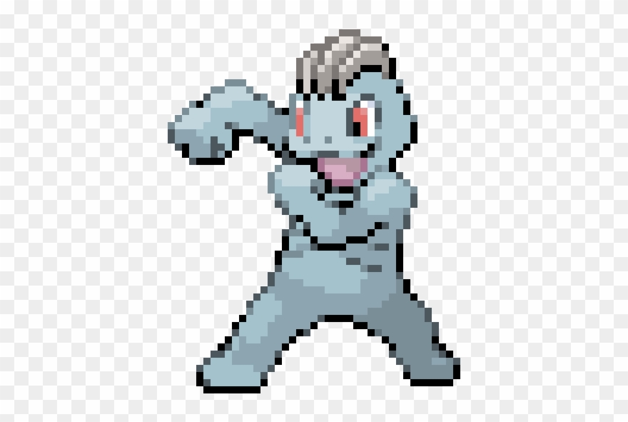 Machop - Pixel Art Pokemon Machop Clipart