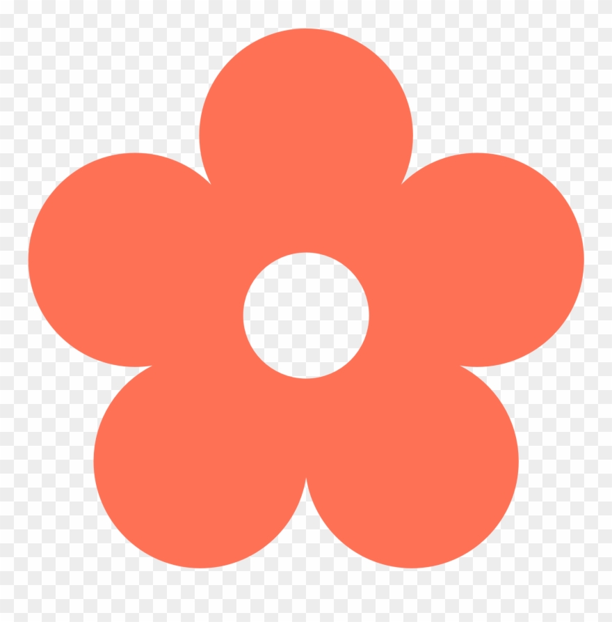 Baby Nursery ~ Pleasant Coral Color Clipart Damask - Flower Clipart Transparent Background - Png Download