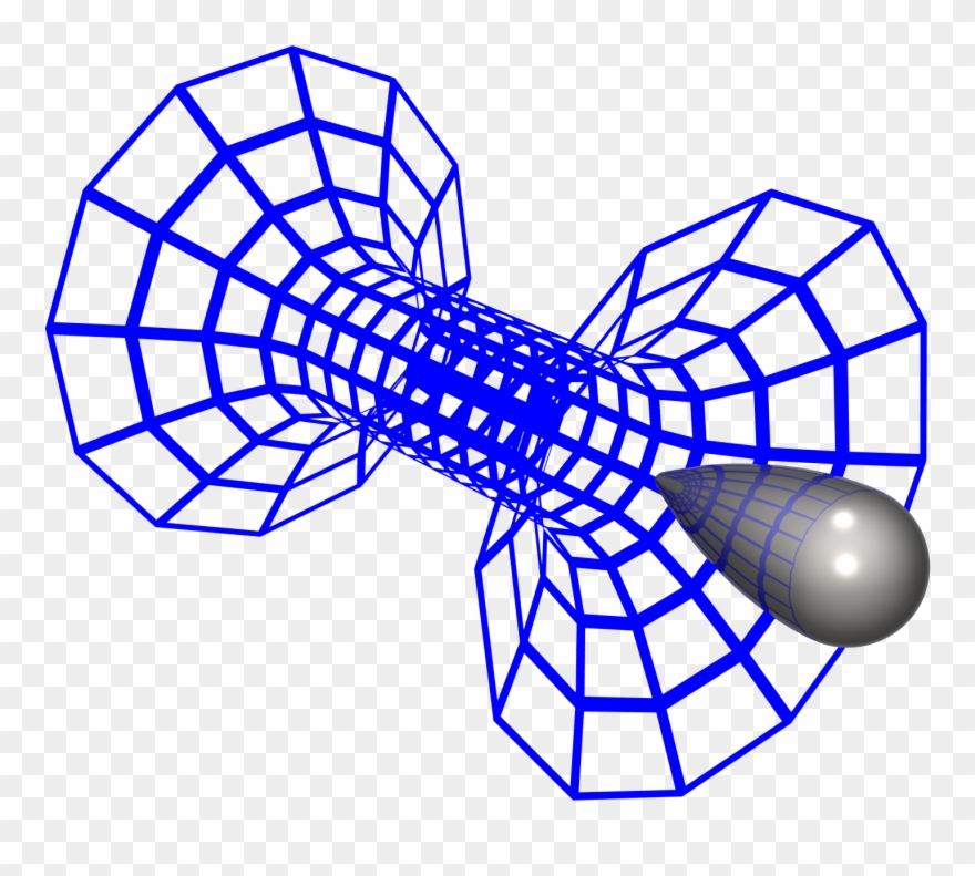 “there Are Different Levels Of Worm Holes, Or 'jumps' - Physics Clipart