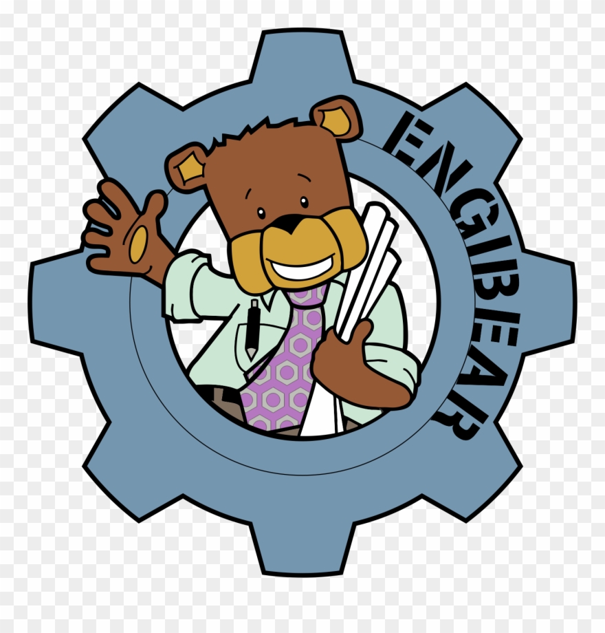 Engibear - Machine Logó Clipart