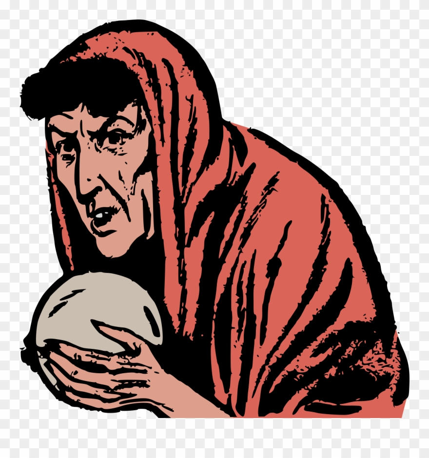 Predicting Future And Yagni - Fortune Teller Crystal Ball Clipart - Png Download