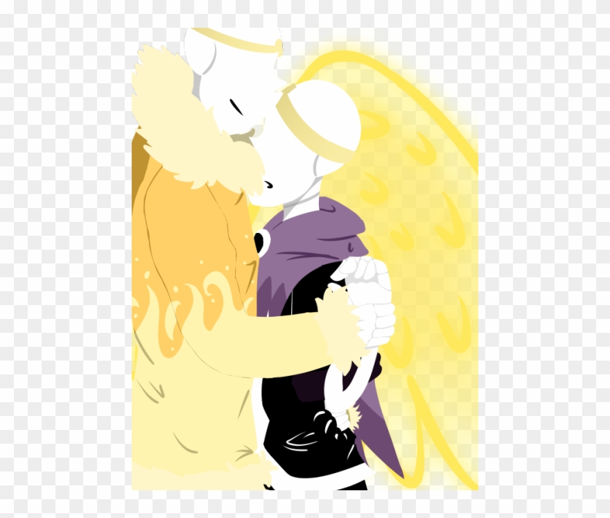 搂 ＋亲额头 Ds Dream 和 Ds Nightmare Dream Sans, Undertale - Nightmare Clipart