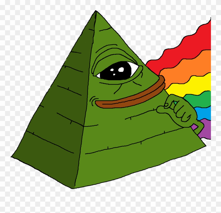 Illuminati Pepe Pride - Illuminati Pepe Clipart
