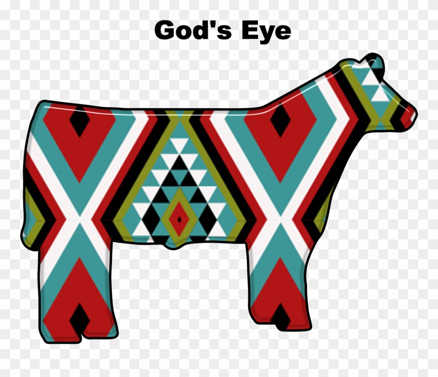 Dhc Die Cut Livestock Show Steer/heifer Decal - Livestock Show Clipart