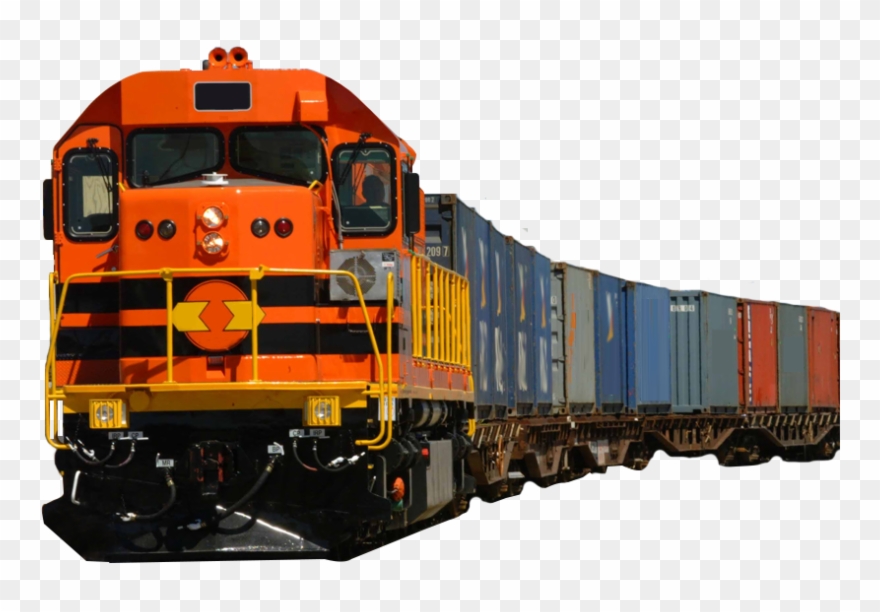 Cargo Train Clipart - Train Png Transparent Png