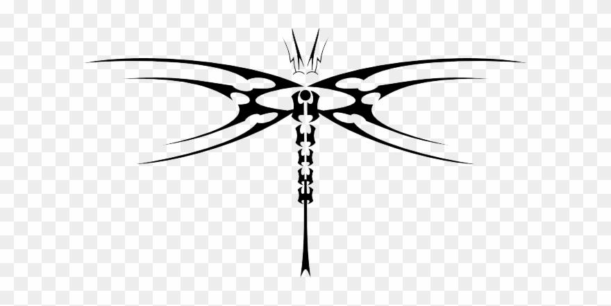 Dragonfly Tattoos Transparent Photo - Masculine Dragonfly Tattoo Designs Clipart
