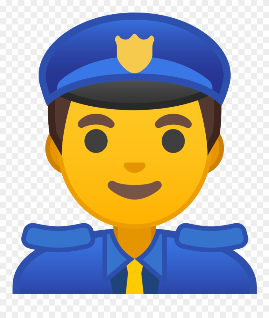 Clipart Kid Police Officer - Emoji Policia - Png Download
