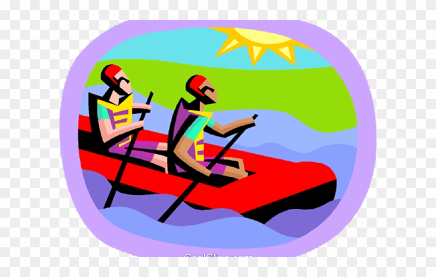 Rafting Clipart