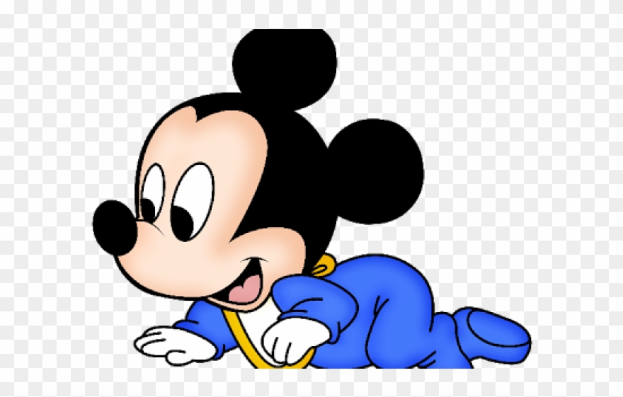 Mickey Mouse Clipart Baby - Mickey Mouse Bebe Disney - Png Download
