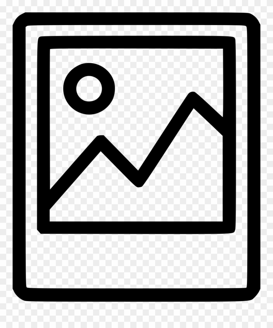 Jpg Freeuse Library Svg Png Icon Free - Polaroid Photo Symbol Psd Clipart
