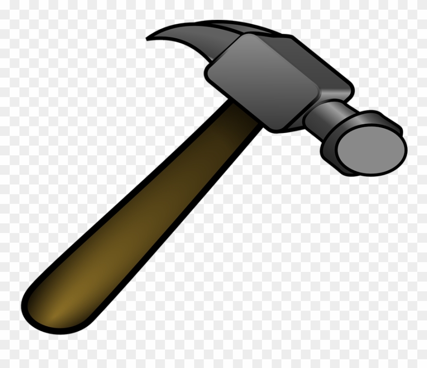 Nail Head Clipart Transparent - Clipart Images Of Hammer - Png Download