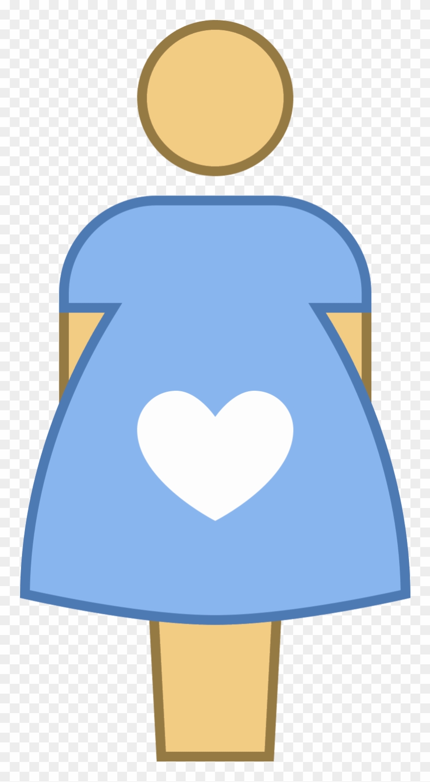 Pregnant Vector Clipart Royalty Free - Stick Figure Png Pregnant Transparent Png