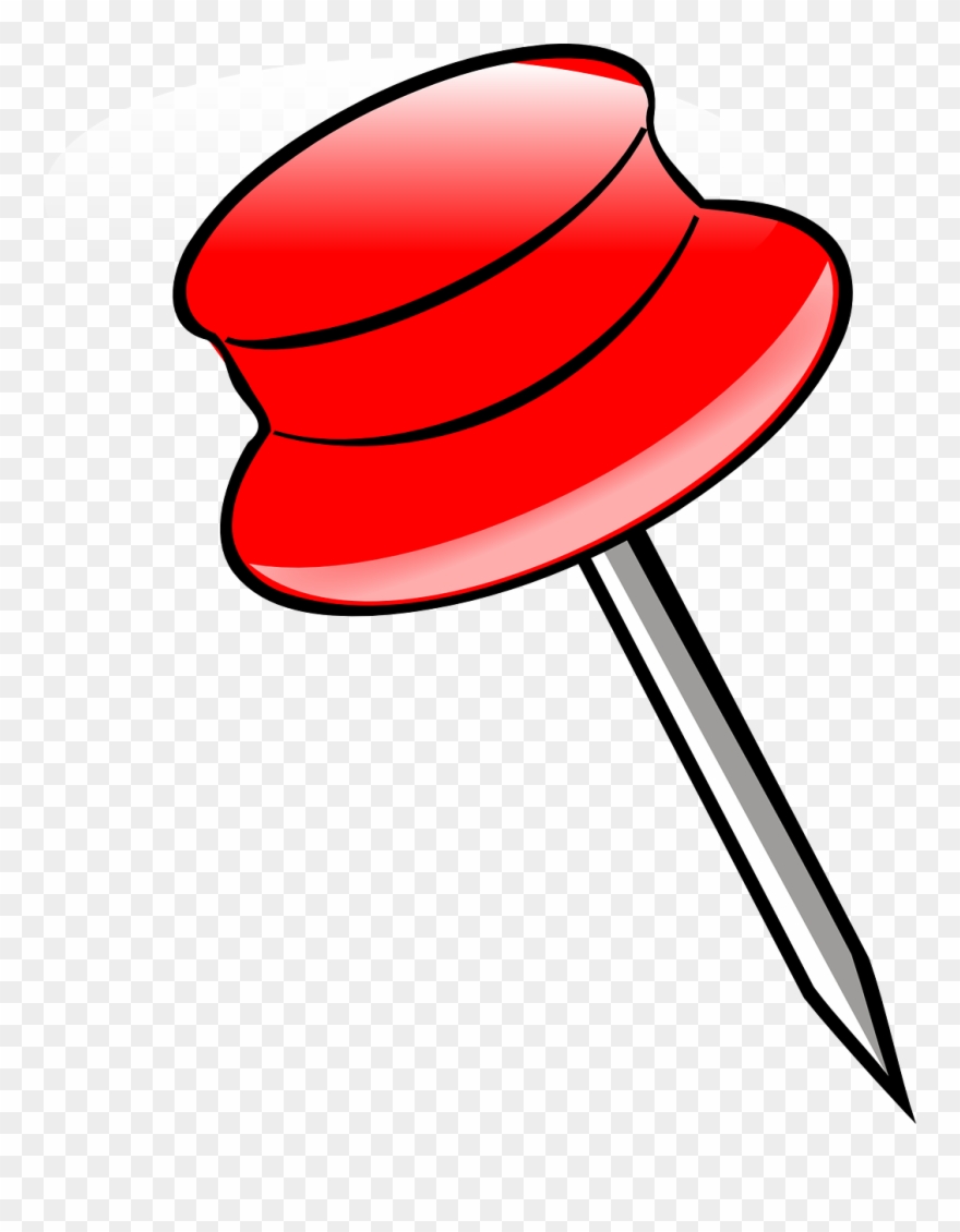 Push Pin Clipart - Pin Clipart - Png Download
