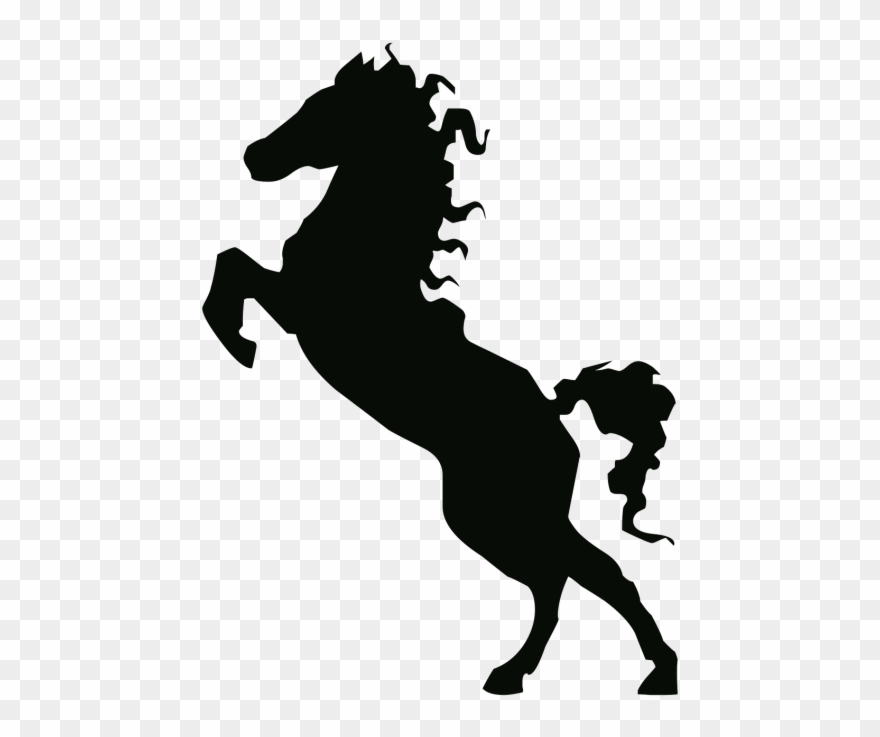 Silhouette Of Horse Clipart