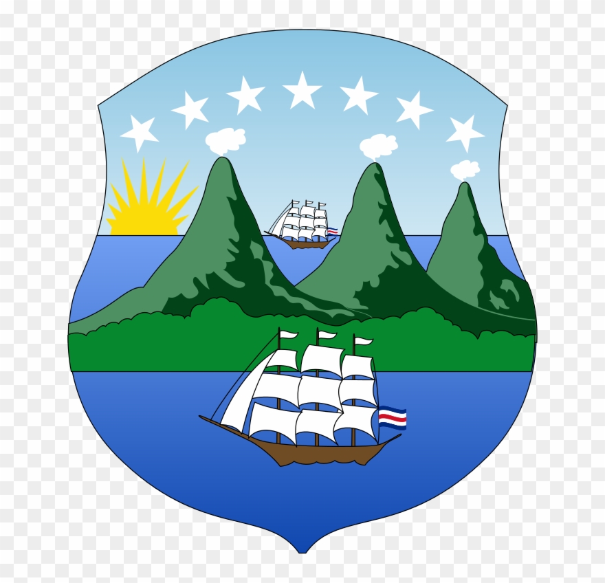 File - Insigne Costaricum - Svg - Escudo Bandera De Costa Rica Clipart