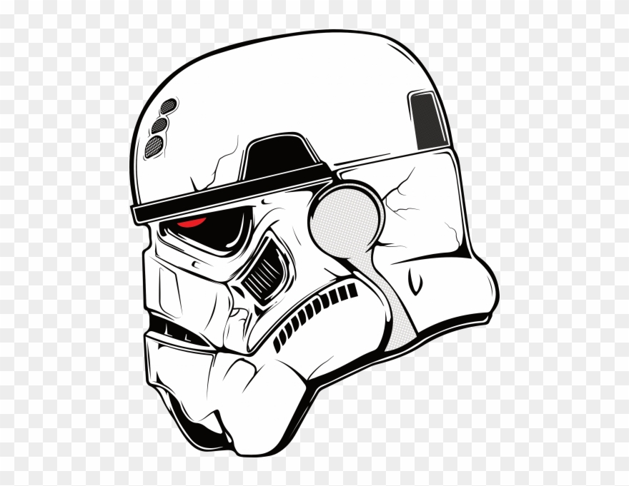 Stormtrooper Destroyer - Tattoo Star Wars Clones Clipart