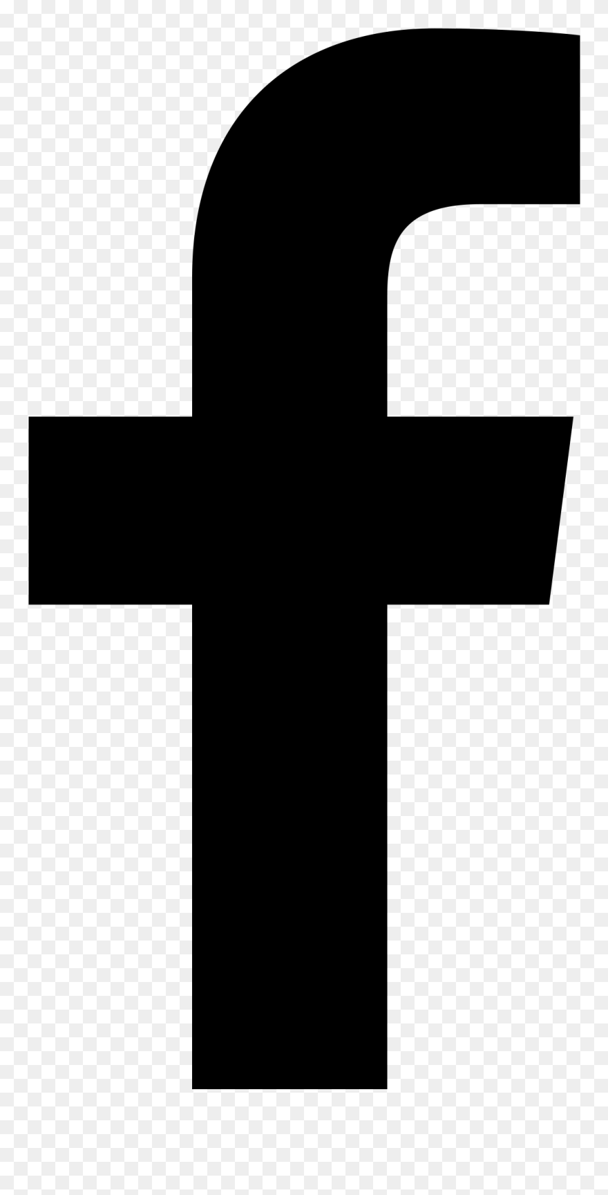 Clipart Arrow Swoosh - Facebook F Icon Svg - Png Download