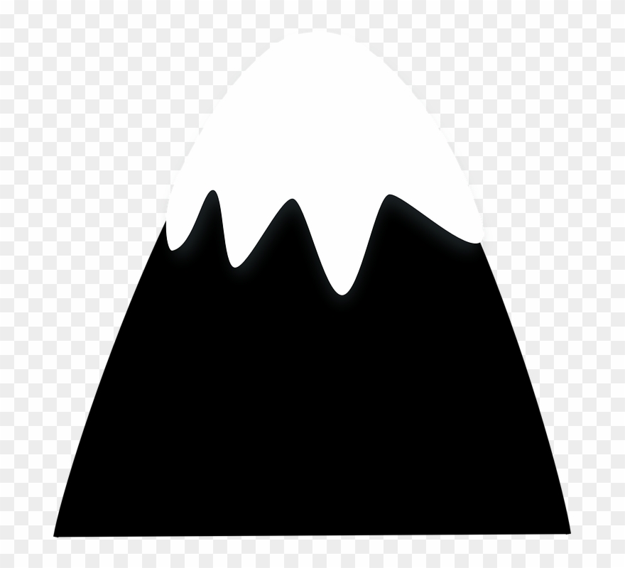 Hills Clipart 2 Mountain - Cartoon Snow Covered Mountain Png Transparent Png