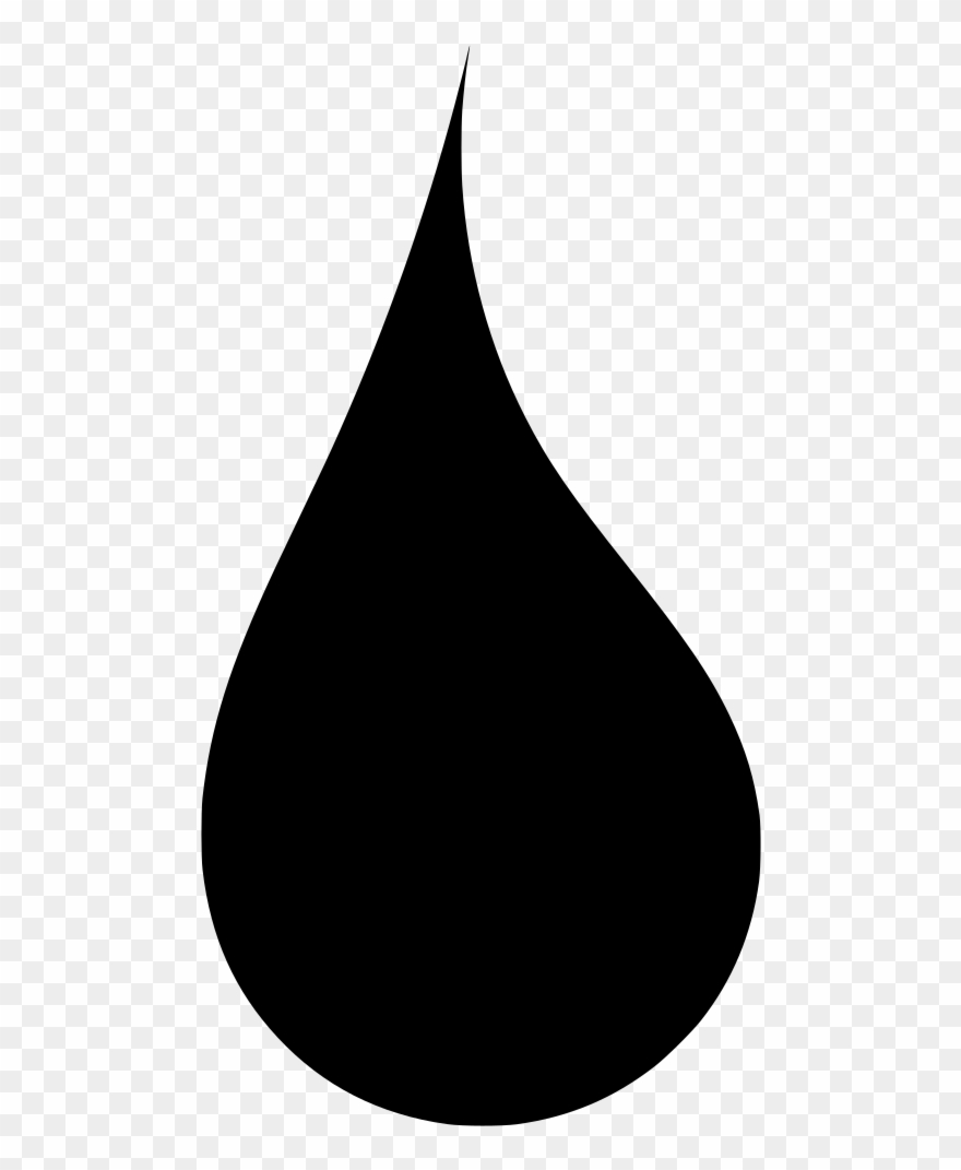Info - Black Cartoon Water Drop Clipart