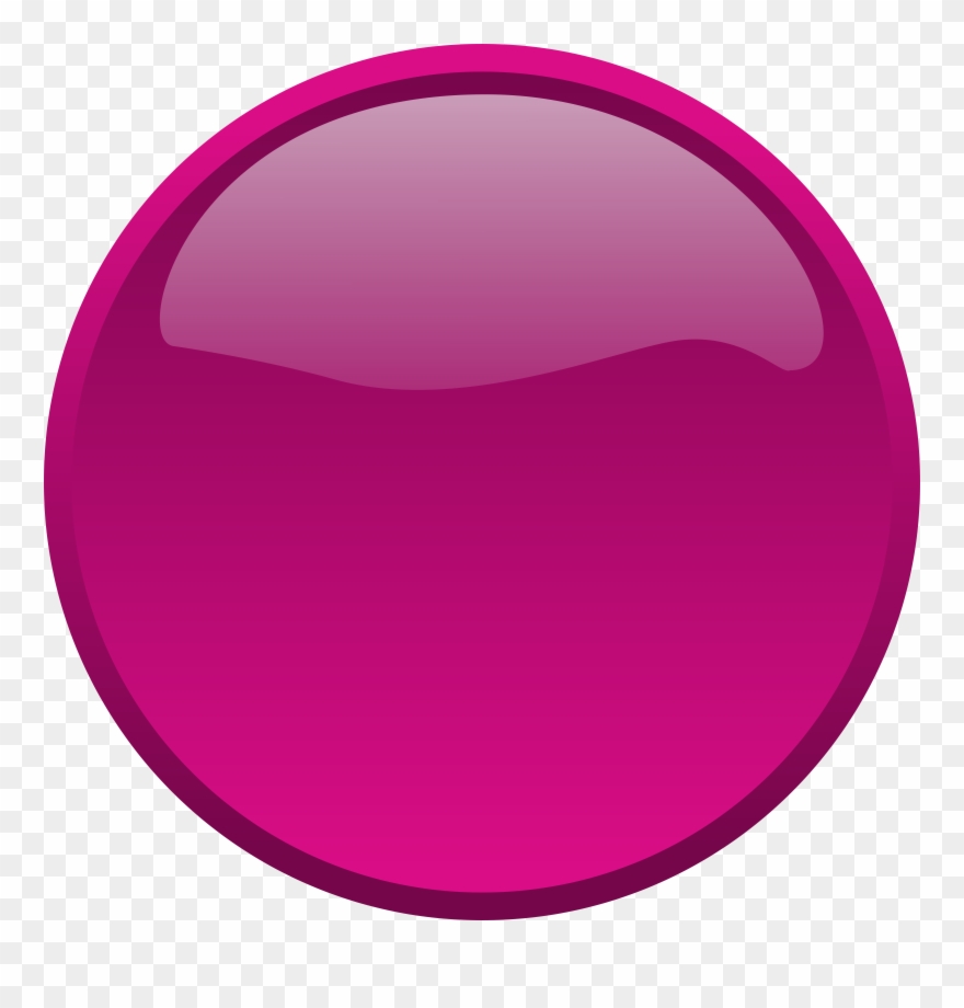 Shape Clipart Pink - Purple Button Png Transparent Png