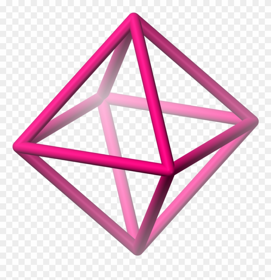 Healthy Choice - Octahedron 3d Shape Clipart