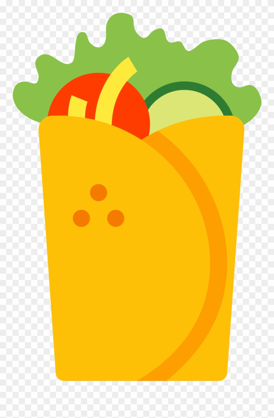 Lunch Wrap Clipart Collection School Lunch Clip Art - Wrap Icon Png Transparent Png