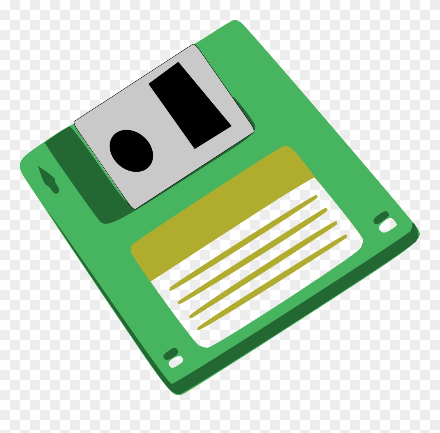 Small 1950 House Clipart - Floppy Disk Clipart - Png Download