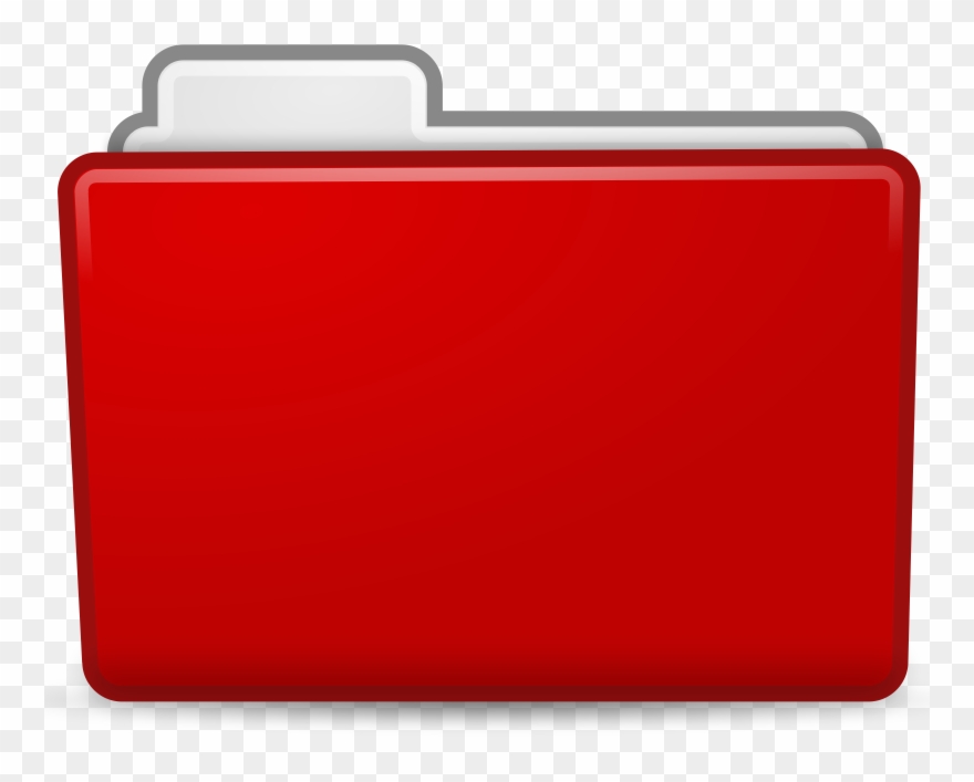 Medium Image - Red Folder Icon Png Clipart
