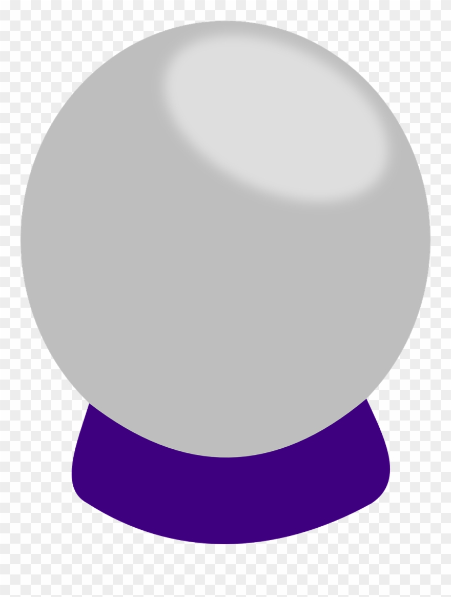 Crystal Ball Graphics Illustrations Free Magic - Crystal Ball Cartoon Clipart - Png Download