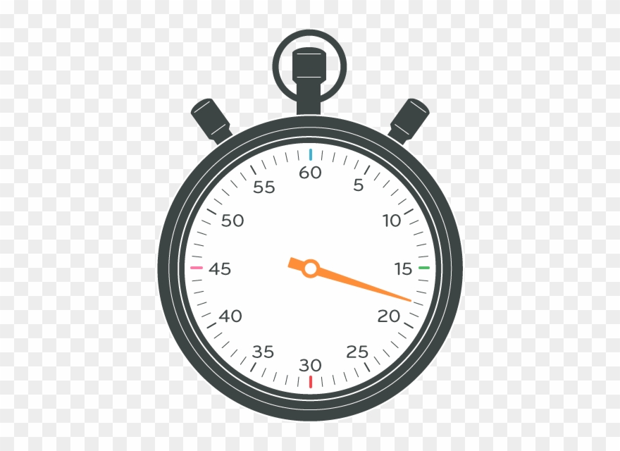 Stopwatch - Vector Graphics Clipart