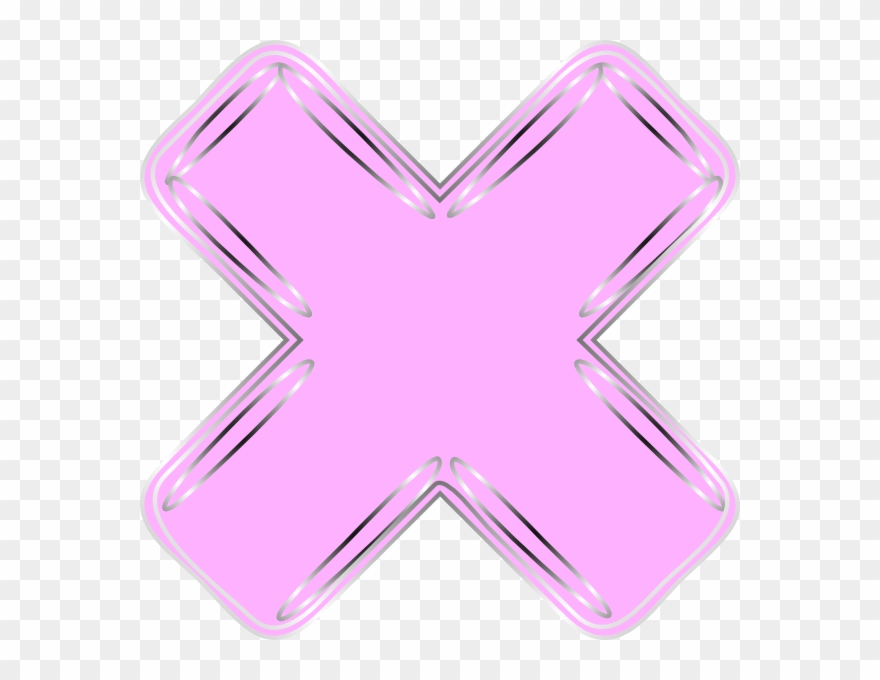 Pink Close Icon Clipart