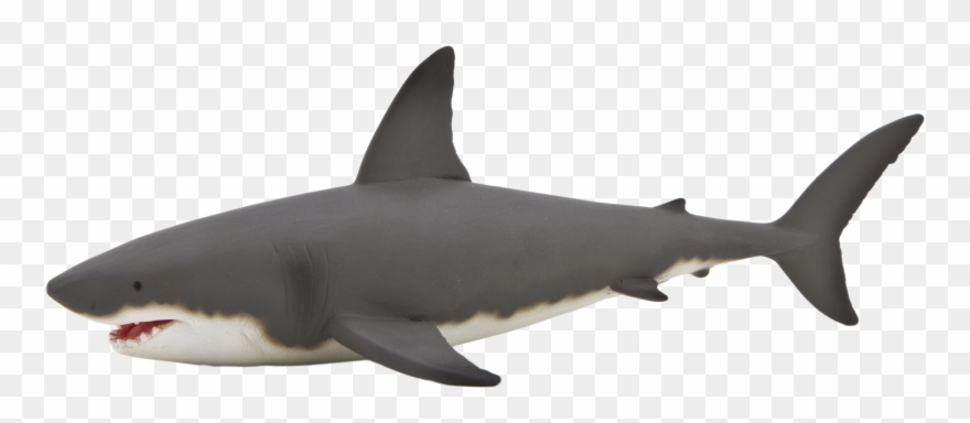 Great White Shark Clipart Gray Shark - Great White Shark Figure - Png Download