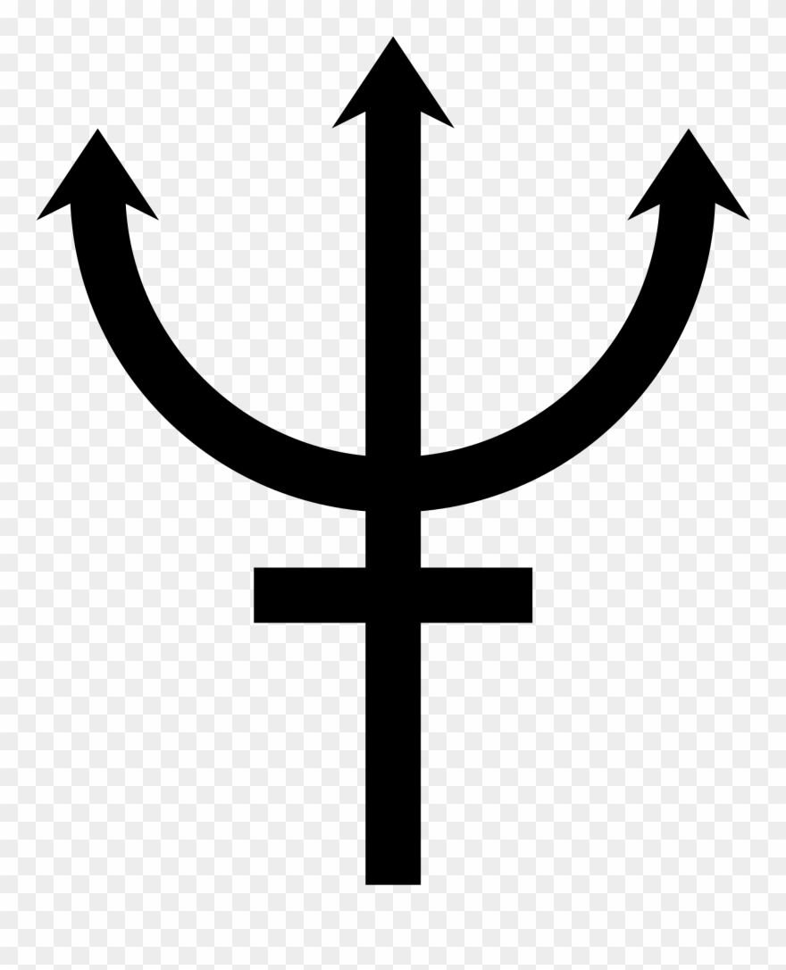 Open - Neptune Roman God Symbol Clipart