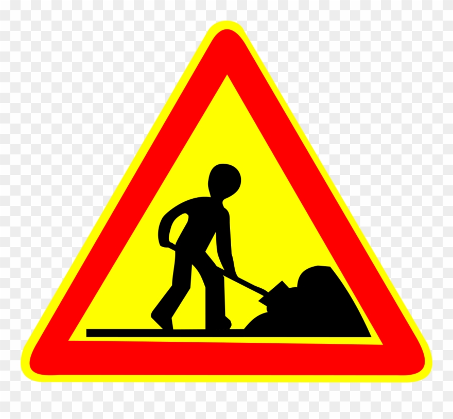 Monday Morning Surprise , Boulevard De L'humanité Is - Panneau Travaux Clipart
