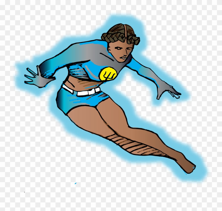 Neptune Queen Sees Danger - Skip 2 My Loop Clipart