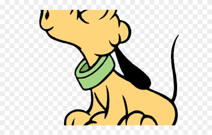 Disney Pluto Clipart Sitting - Png Download