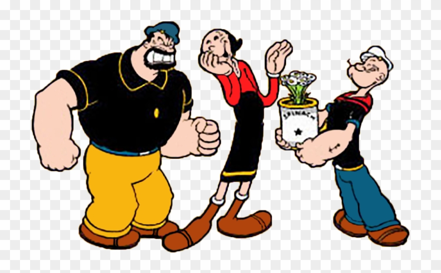 Present Trust, Future Trust - Popeye And Olive Oyl: Collectible Figurines And Illustrated Clipart