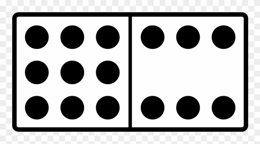 Dominoes Png - Subitising Random Patterns Clipart