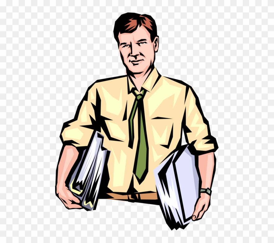 Entrepreneur With Armloads Of - Working Adult Clipart Png Transparent Png